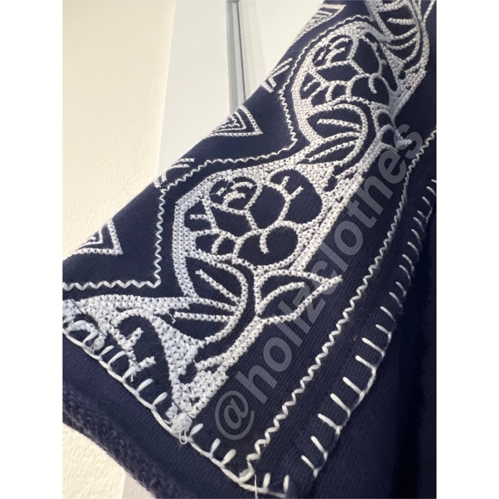 Free People Rose Embroidered Sweatshirt 25 - Picture 5 of 10